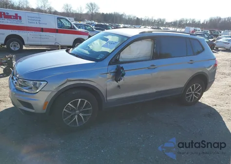 2021 Volkswagen Tiguan 2.0T S z USA, uszkodzony, nr VIN 3VV0B7AX9MM003904